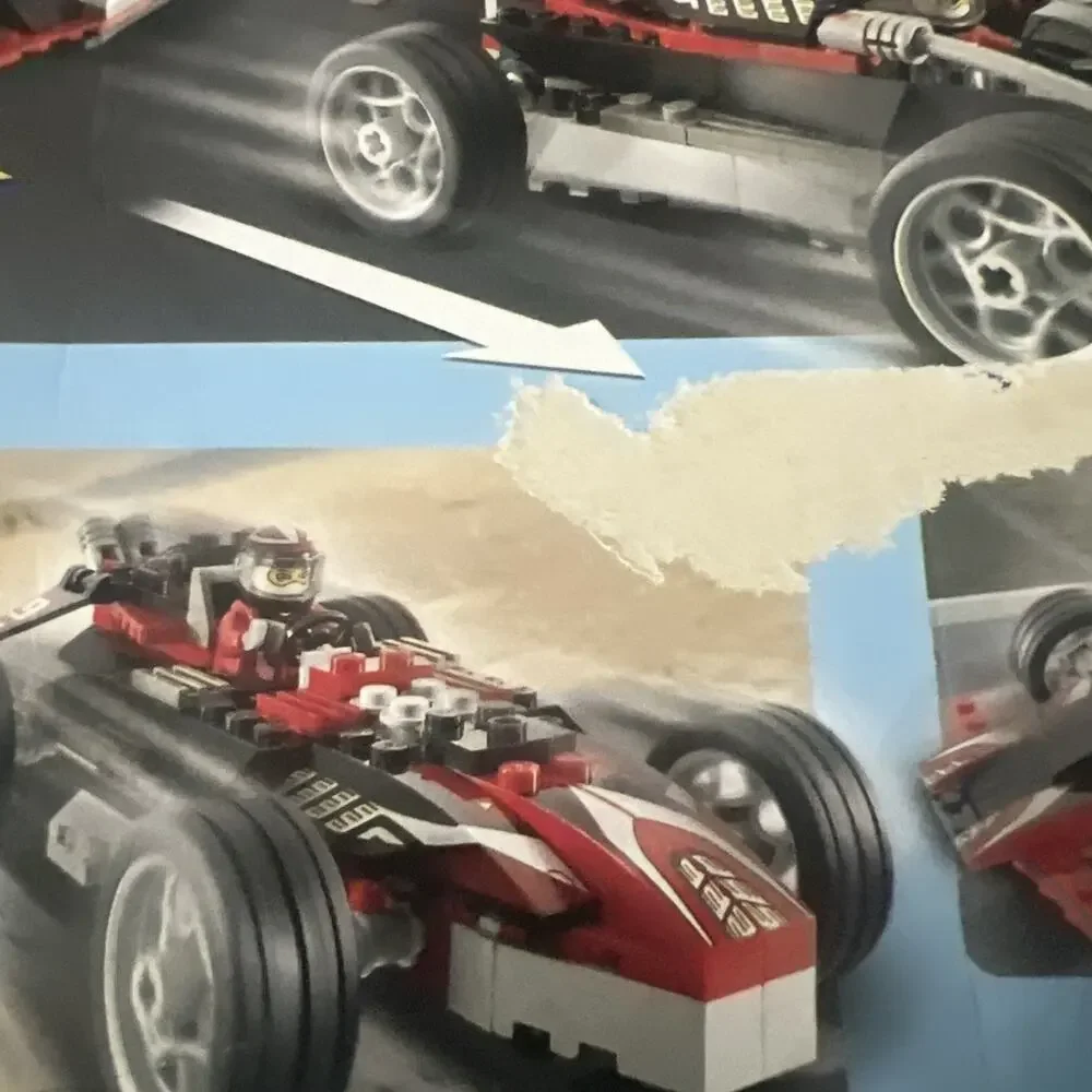 Vintage LEGO Racers set 8357 - Zonic Strike; 100% complete w manual and box New